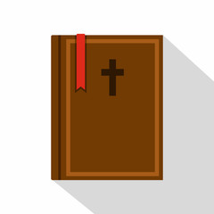 Obraz premium Bible icon , flat style