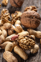 nuts on table