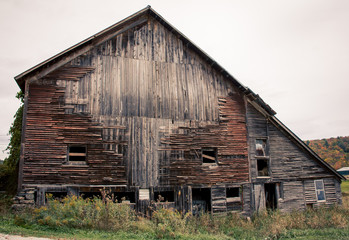 rustic wooden barn  © rusty elliott