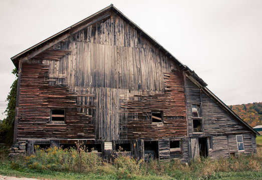 rustic wooden barn 