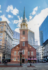 Fototapeta na wymiar Old South Meeting House - Boston, Massachusetts, USA