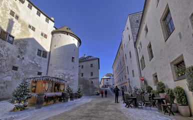 Fototapeta na wymiar Fortification of Salzburg