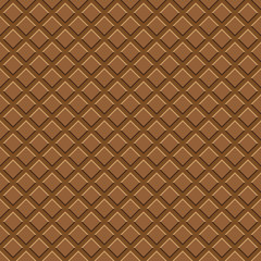 Seamless pattern chocolate tiles