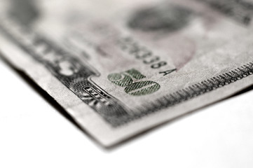 Closeup on Fifty Dollar Bill