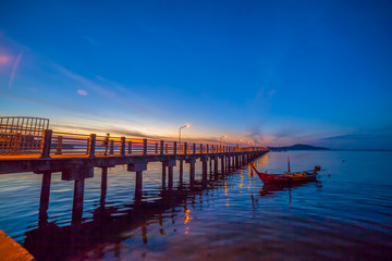 Obraz premium Rawai pier in the morning
