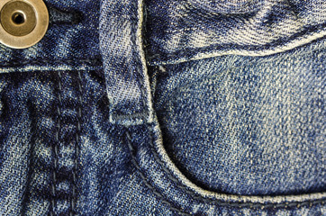 photograph of a piece of denim fabric