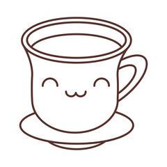 cup kawaii icon image vector illustration design 