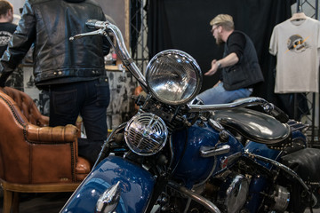 Fototapeta na wymiar Motocicletta custom rock