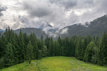 Stormy summer landscape in Tirol, Austria