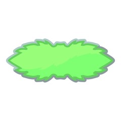 Small tag icon, cartoon style