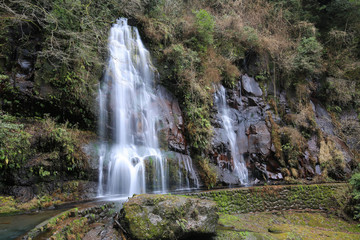 大分県竹田市　白水の滝