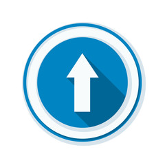 Ahead Up Arrow sign illustration