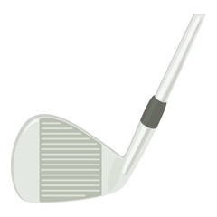 Play stick icon, cartoon style