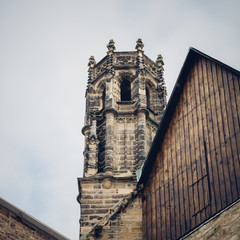 Turm der Augustinerkirche in Erfurt