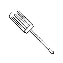 screwdriver icon image sketch line  vector illustration design 