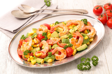 salad with shrimp