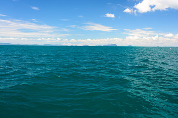 Fototapeta premium Sea and sky with clouds