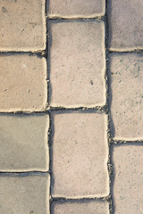 Concrete blocks, road blocks, ground floor.