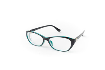 Eyeglasses on white background