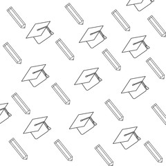 Student graduation hat icon vector illustration graphic design