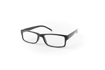 Eyeglasses on white background