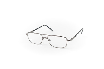 Eyeglasses on white background
