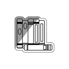 Books library education icon vector illustration graphic design