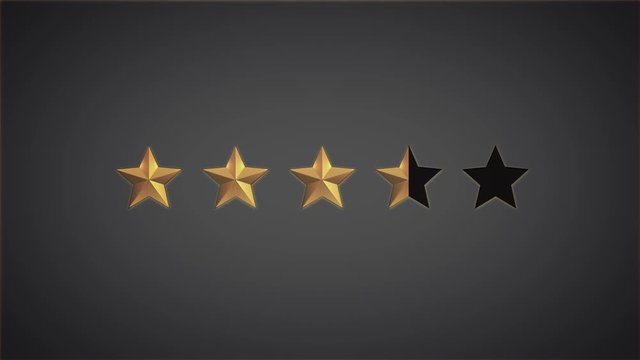 Rating stars buttons