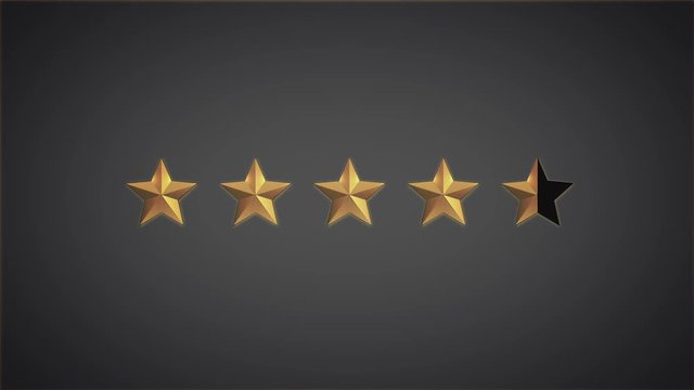 Rating stars buttons