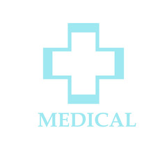 blue Medical pharmacy cross logo