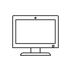 Smart tv technology icon vector illustration graphic design