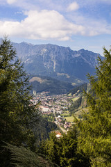 Fototapeta premium View to village Eisenerz in Styria, Austria