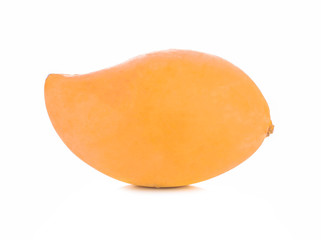 Ripe mango isolated on white background
