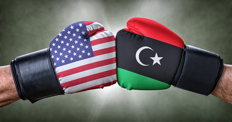 Boxkampf - USA gegen Libyen
