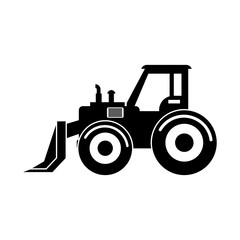 Construction machinery vehicle icon vector illustration graphic design