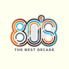 80s Illustration. The Best Decade