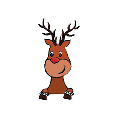 Fototapeta premium Christmas decorative symbol icon vector illustration graphic design