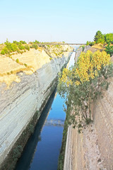 The Corinth Canal, Greece