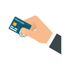 Bank credit card icon vector illustration graphic design