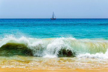 Fototapeta na wymiar Fuerteventura Beach Scene