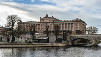 Fototapeta na wymiar Sveriges Riksdagshus