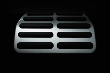 Car Pedal. In the deep shadows