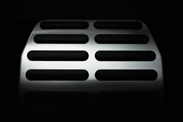 Car Pedal. In the deep shadows