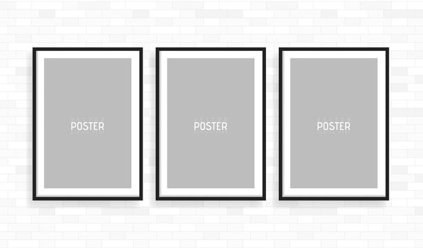 Empty white A4 sized vector paper frame mockup. Show your flyers, brochures, headlines etc with this highly detailed realistic design template element