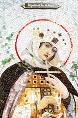 Mosaic of Saint Princess Olga, Kyiv, Ukraine