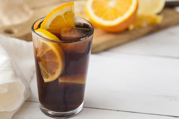 Vermouth, traditional Spanish appetizer
