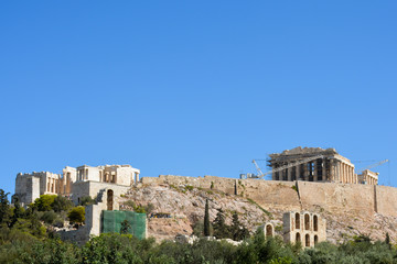 Fototapeta na wymiar Acropolis of Athens