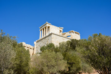 Fototapeta na wymiar Acropolis of Athens