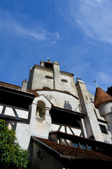 Fototapeta na wymiar mages from outer bran castle dracula Transylvania