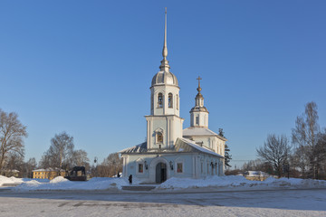 Church of St. Alexander Nevsky in the city of Vologda, Russia